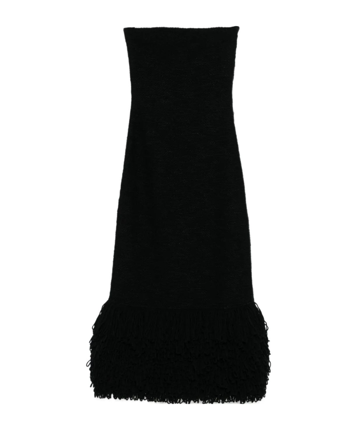 Gabriela Hearst Corus Knit Maxi Dress In Black Cashmere Silk In Black