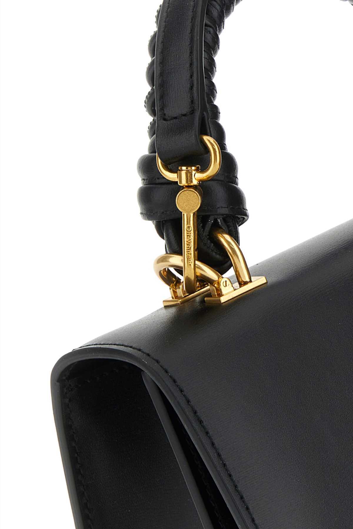 Off-white Jitney 2.8 Top Handle Bag In Black