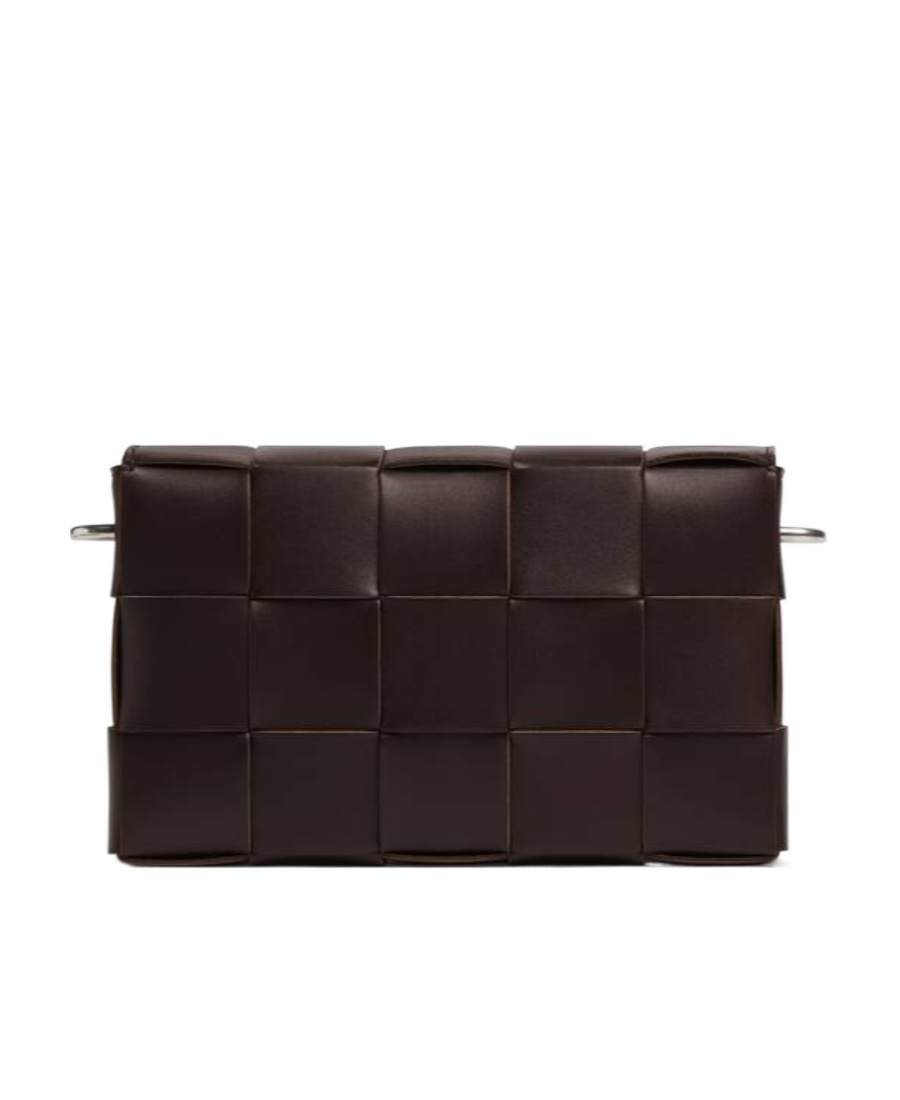 Bottega Veneta Intrecciato Leather Shoulder Bag In Brown