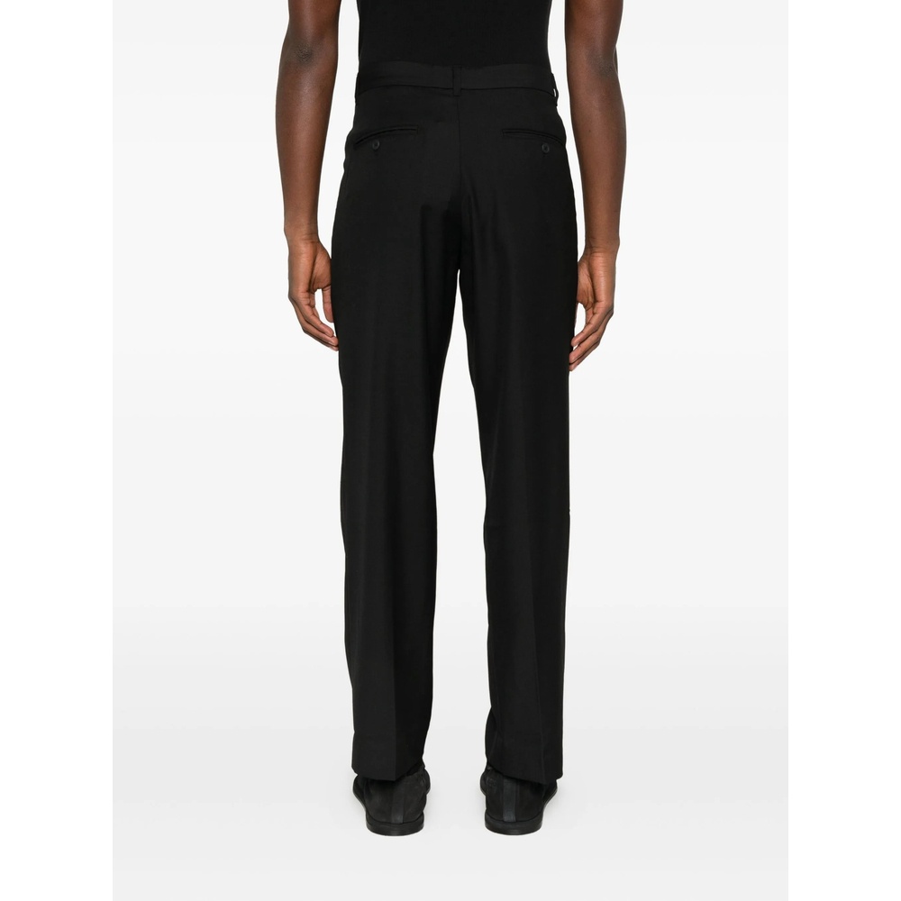 Samsoe & Samsoe Straight-leg Tailored Trousers In Black