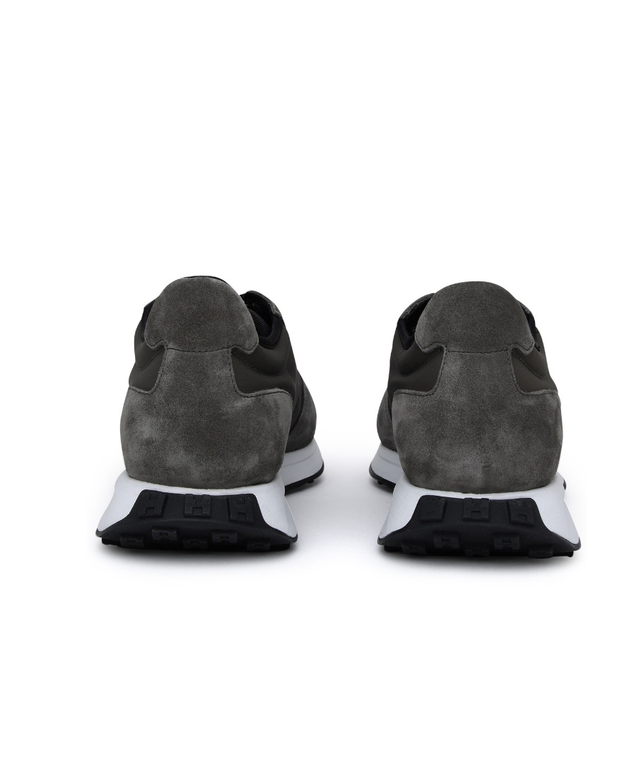 Hogan Nappa Leather H601 Sneakers In Black