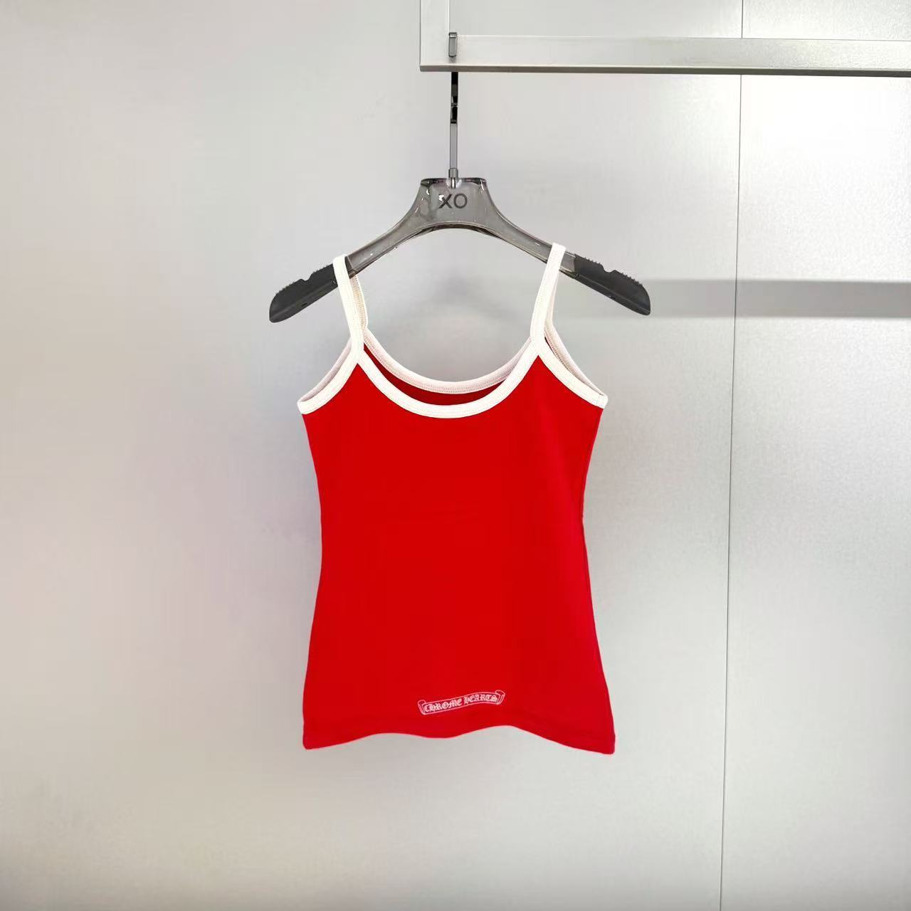 Chrome Hearts Sleeveless Vest In Red