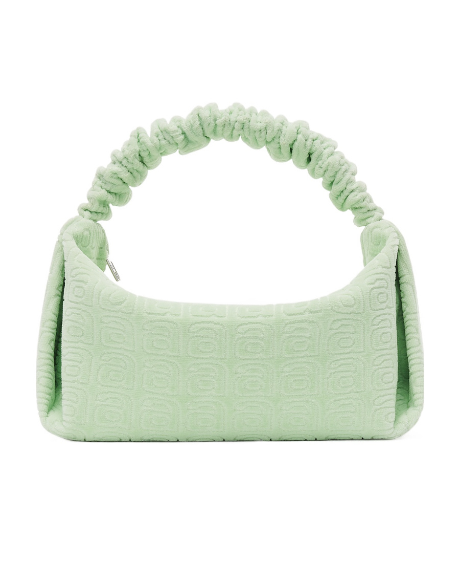 Alexander Wang Small Scrunchie Mini Bag In Green