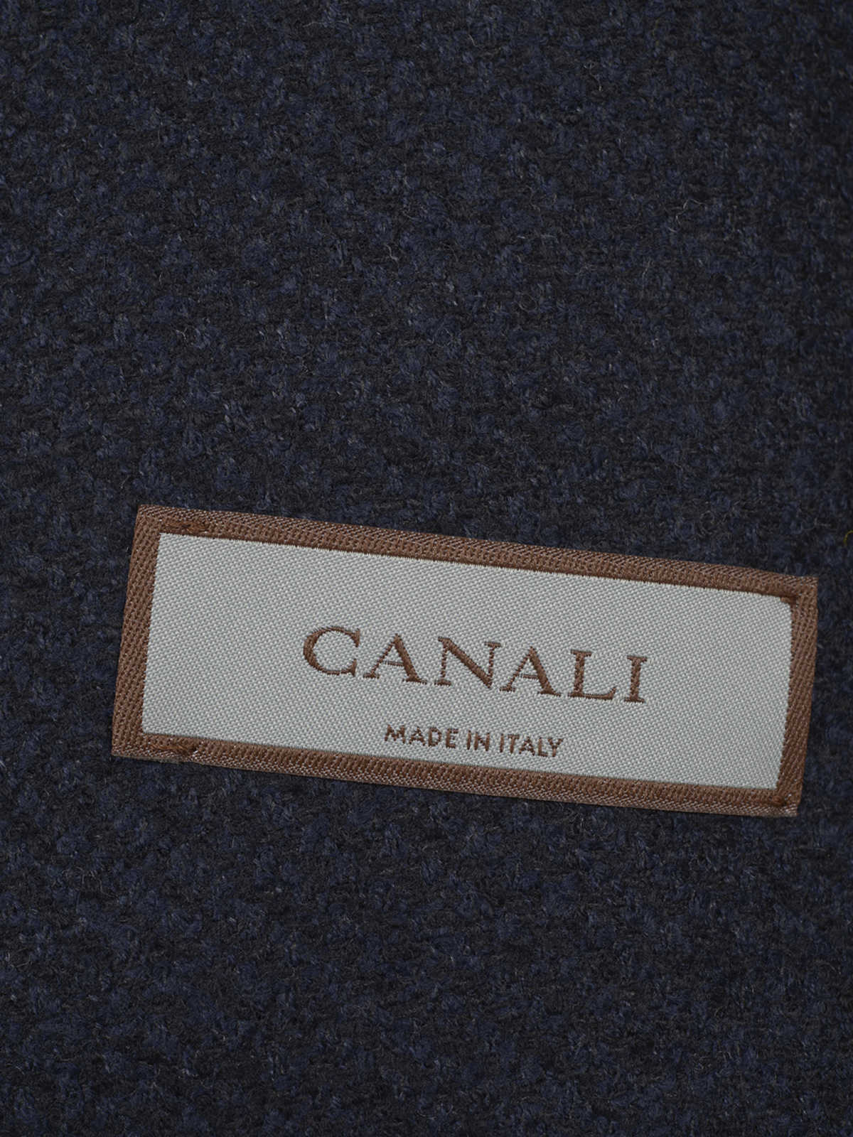 Canali Twill-weave Blazer In Black