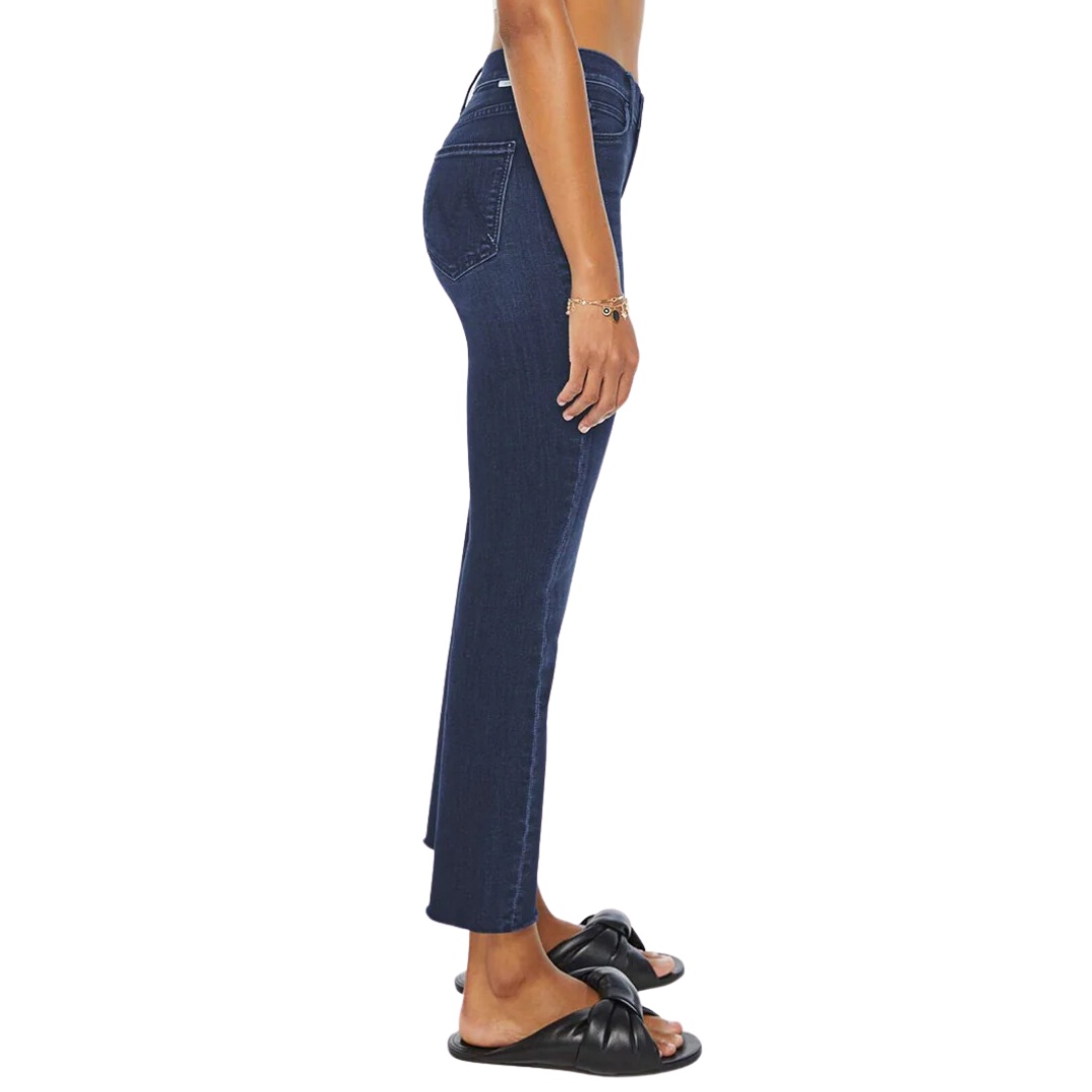 Mother The Dazzler Straight-leg Jeans In Blue