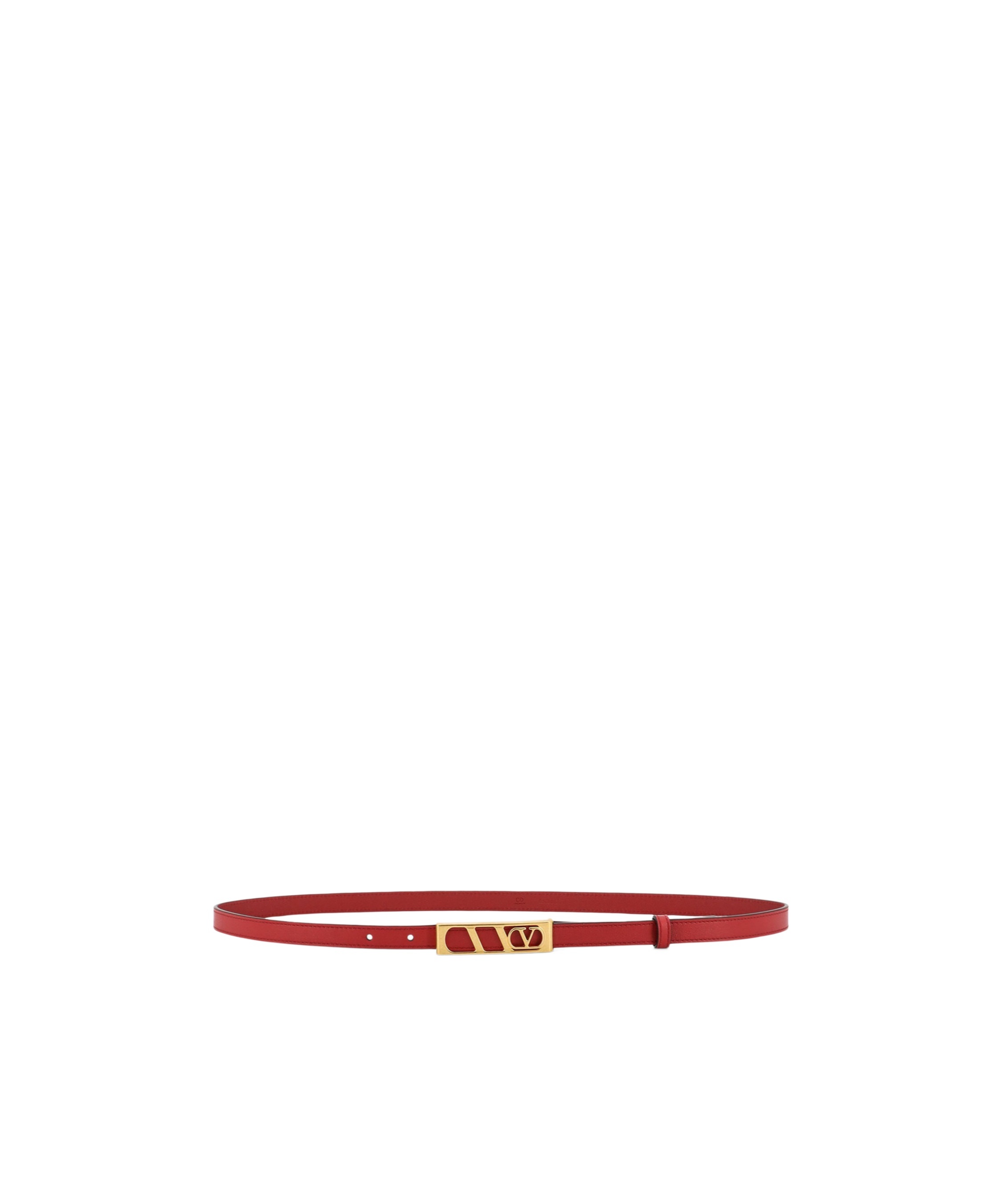 Valentino Adjustable Belts Gold-tone Buckle In Red