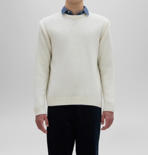 Aspesi Crew-neck Jumper In White