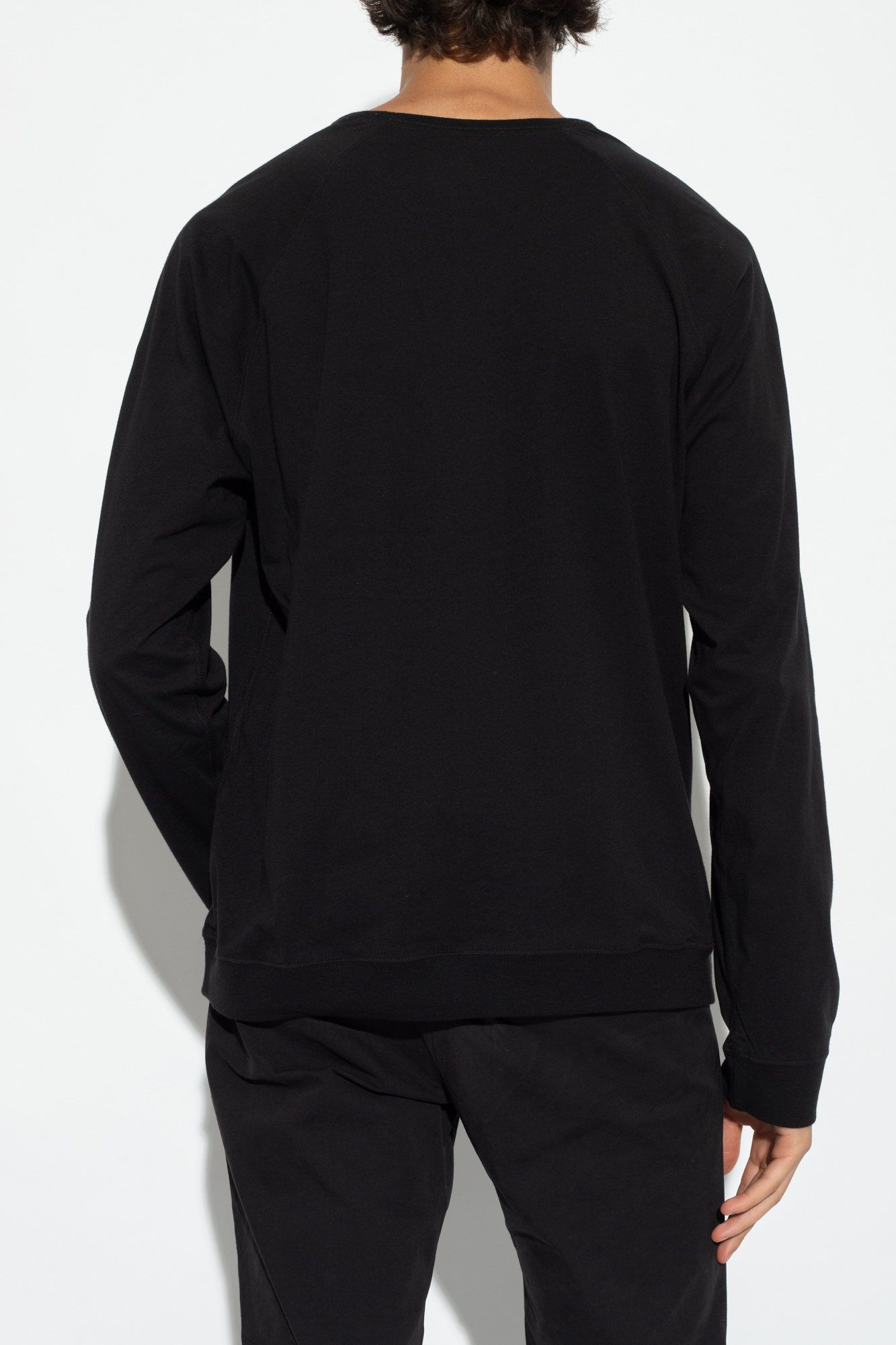 PAUL SMITH LOGO-PATCH COTTON SWEATSHIRT