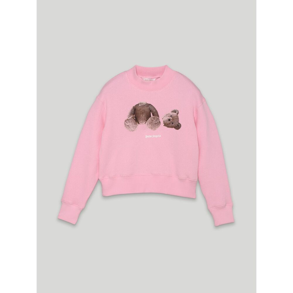 PALM ANGELS PALM ANGELS KIDS TEDDY BEAR PRINTED SWEATSHIRT