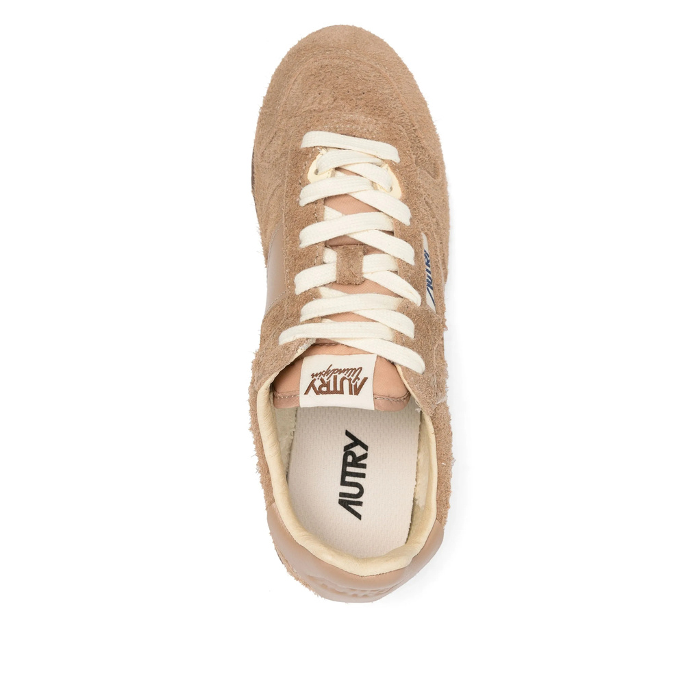 Autry Windspin Tonal Sneakers In Suede And Leather