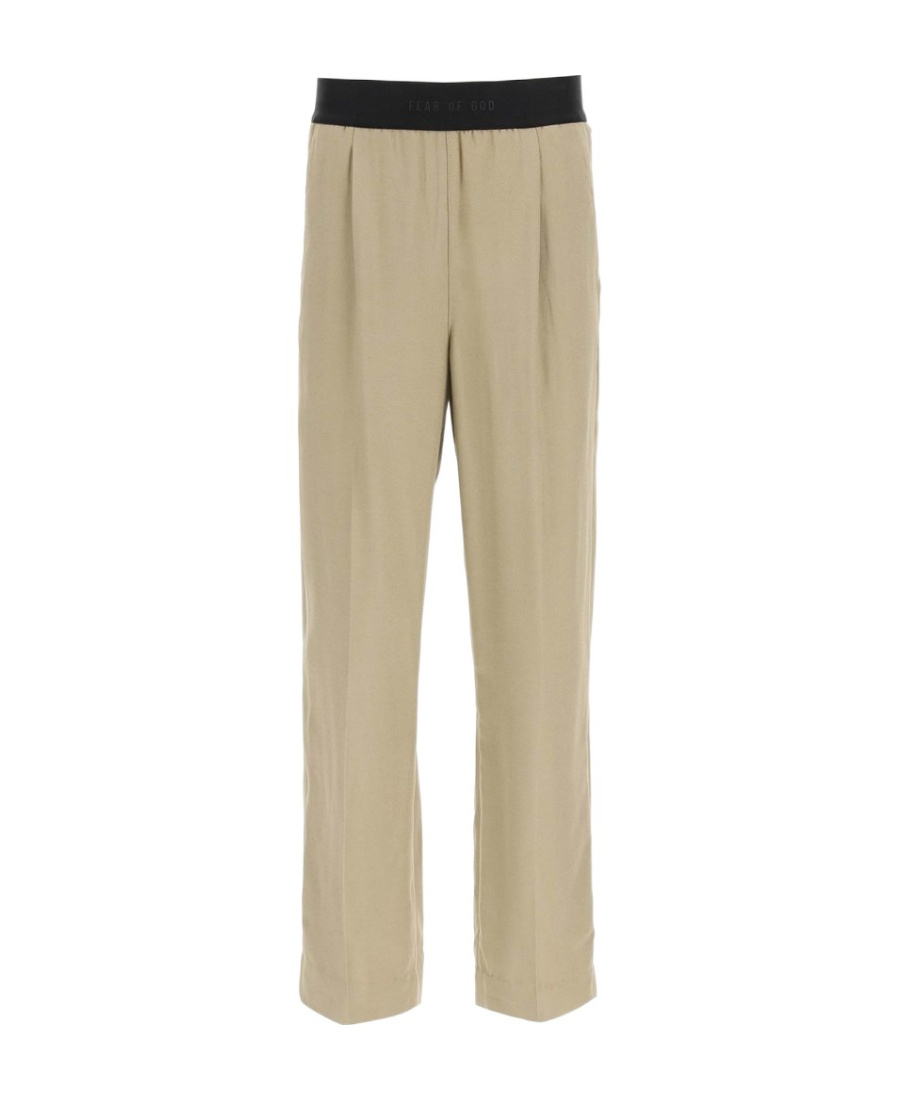 Fear Of God Everyday Straight Leg Trousers In Nude