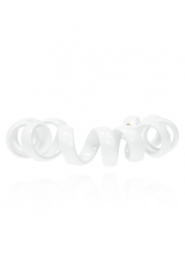 Bottega Veneta Coiled Open-cuff Bracelet In White