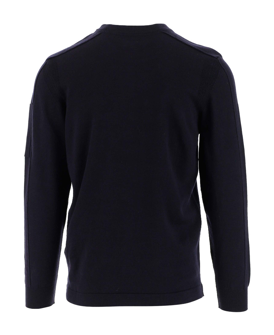 C.p. Company C. P. Company Man Sweater Midnight Blue Size 42 Cotton In Black