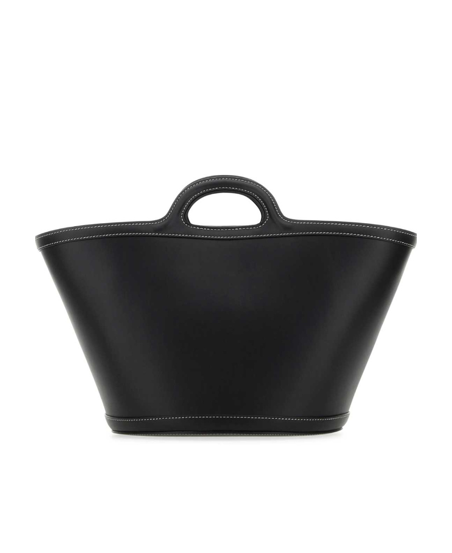 Marni Large Tropicalia Tote Bag In Black