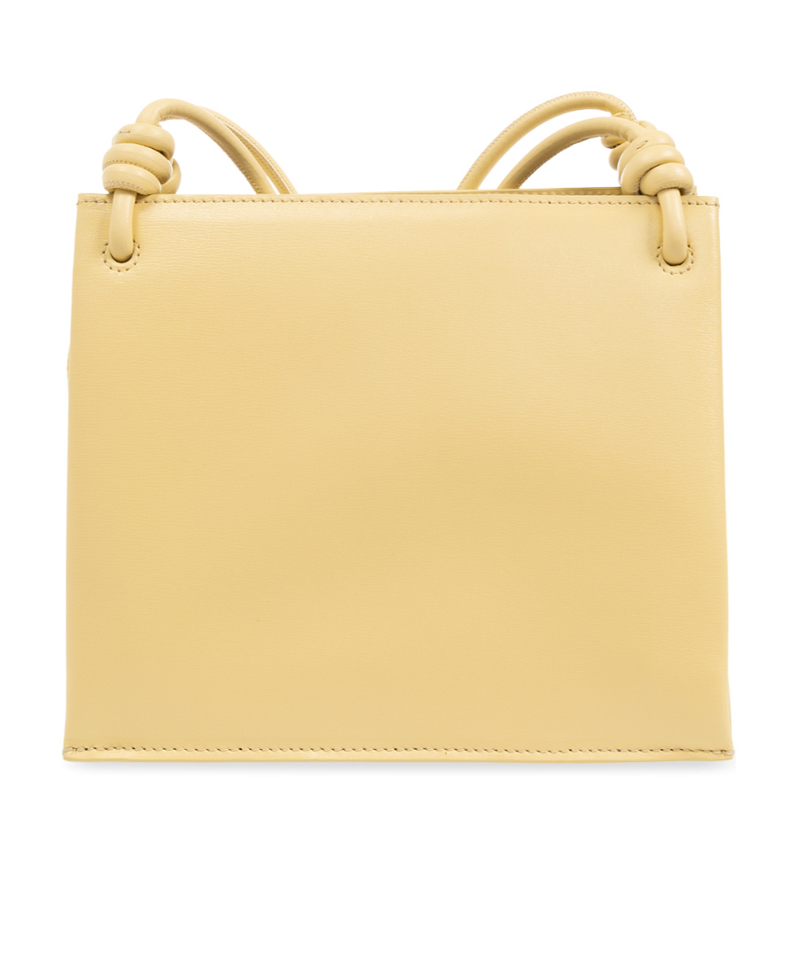 Jil Sander Small Giro Leather Shoulder Bag In Yellow