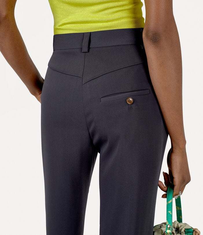 Vivienne Westwood Straight-leg Tailored Trousers In Black