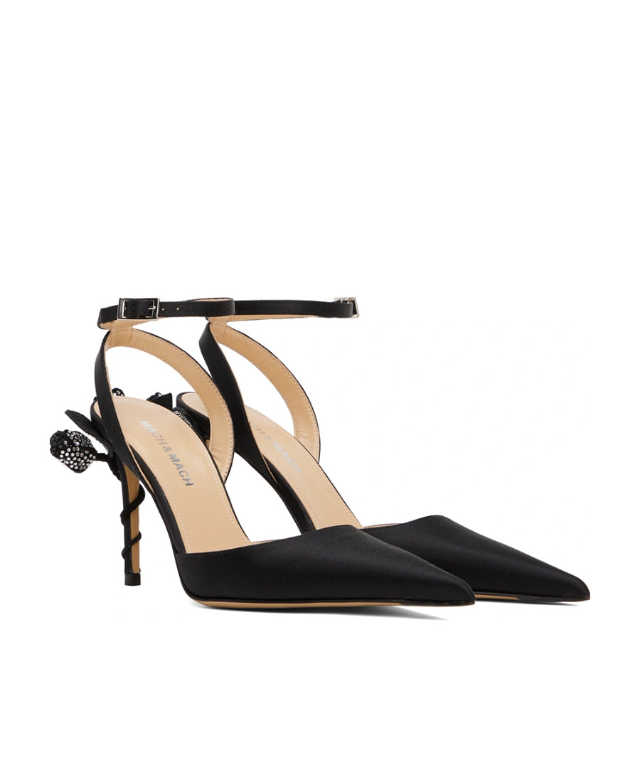 Mach&mach Wonder Tulip 95 High Heels In Black