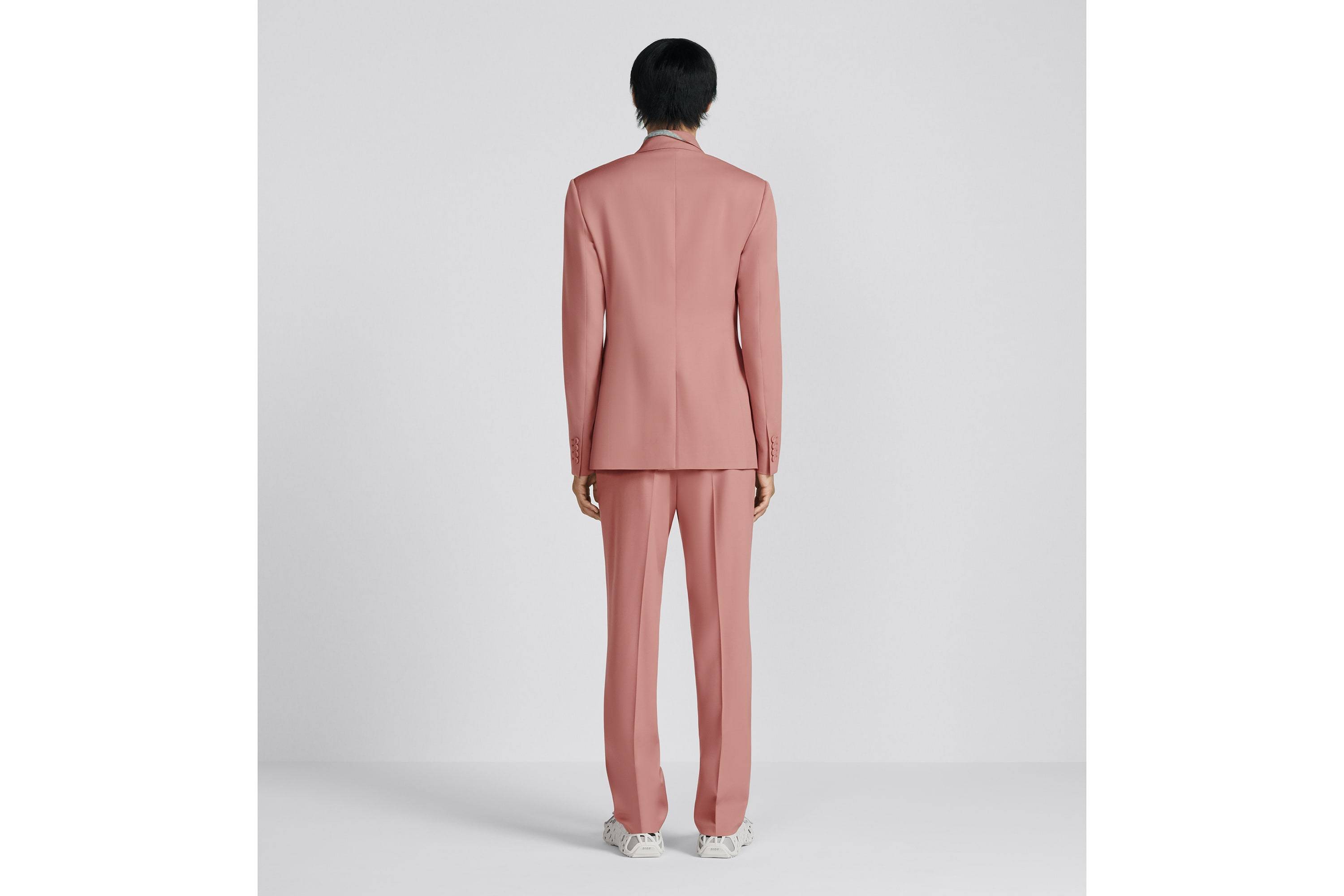 Dior Belt Folding Suit Trousers In Pink
