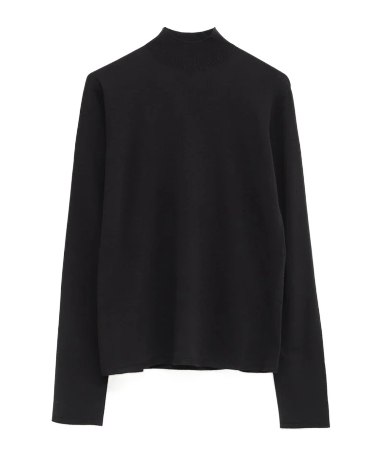 The Row Long Sleeve Sweater In Black