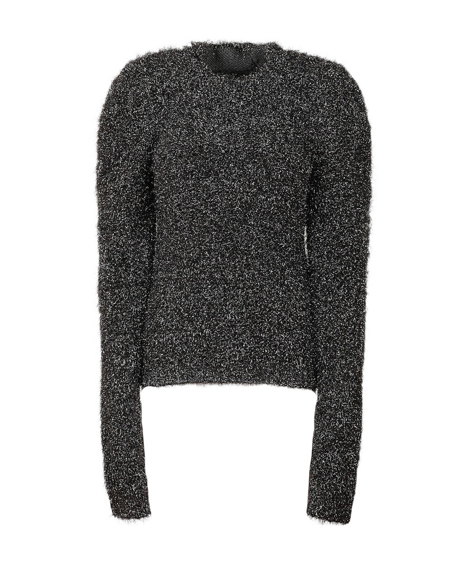 Alberta Ferretti Alberta Ferreti Lurex Jersey In Black