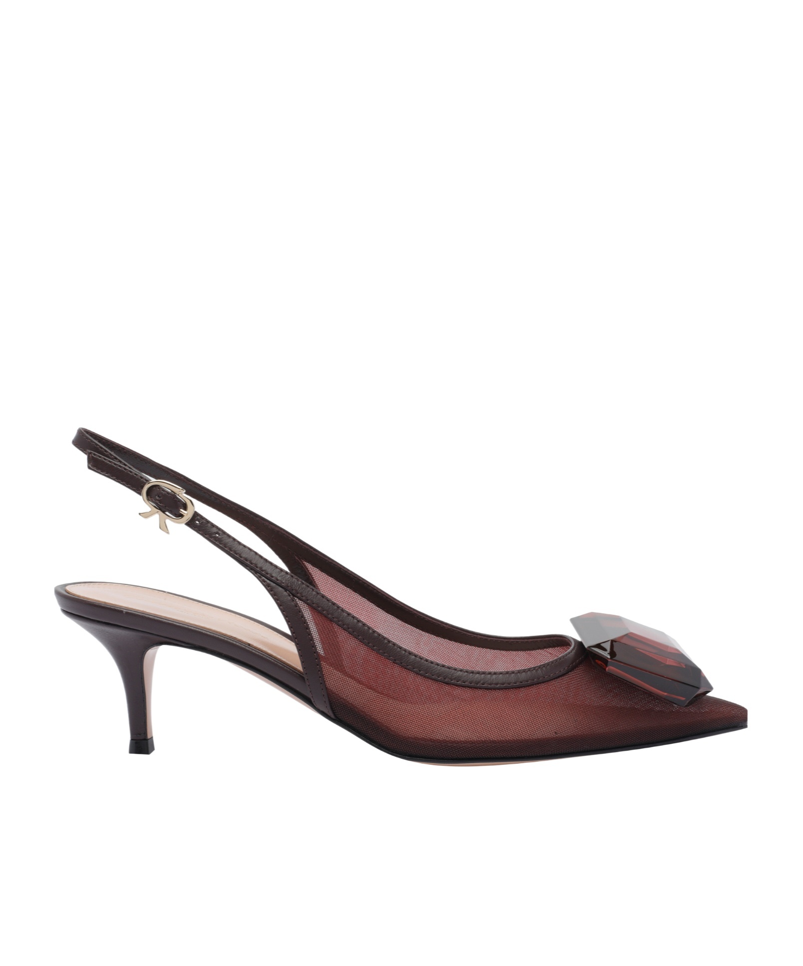 Gianvito Rossi Pointed High-heeled Sandals In Black