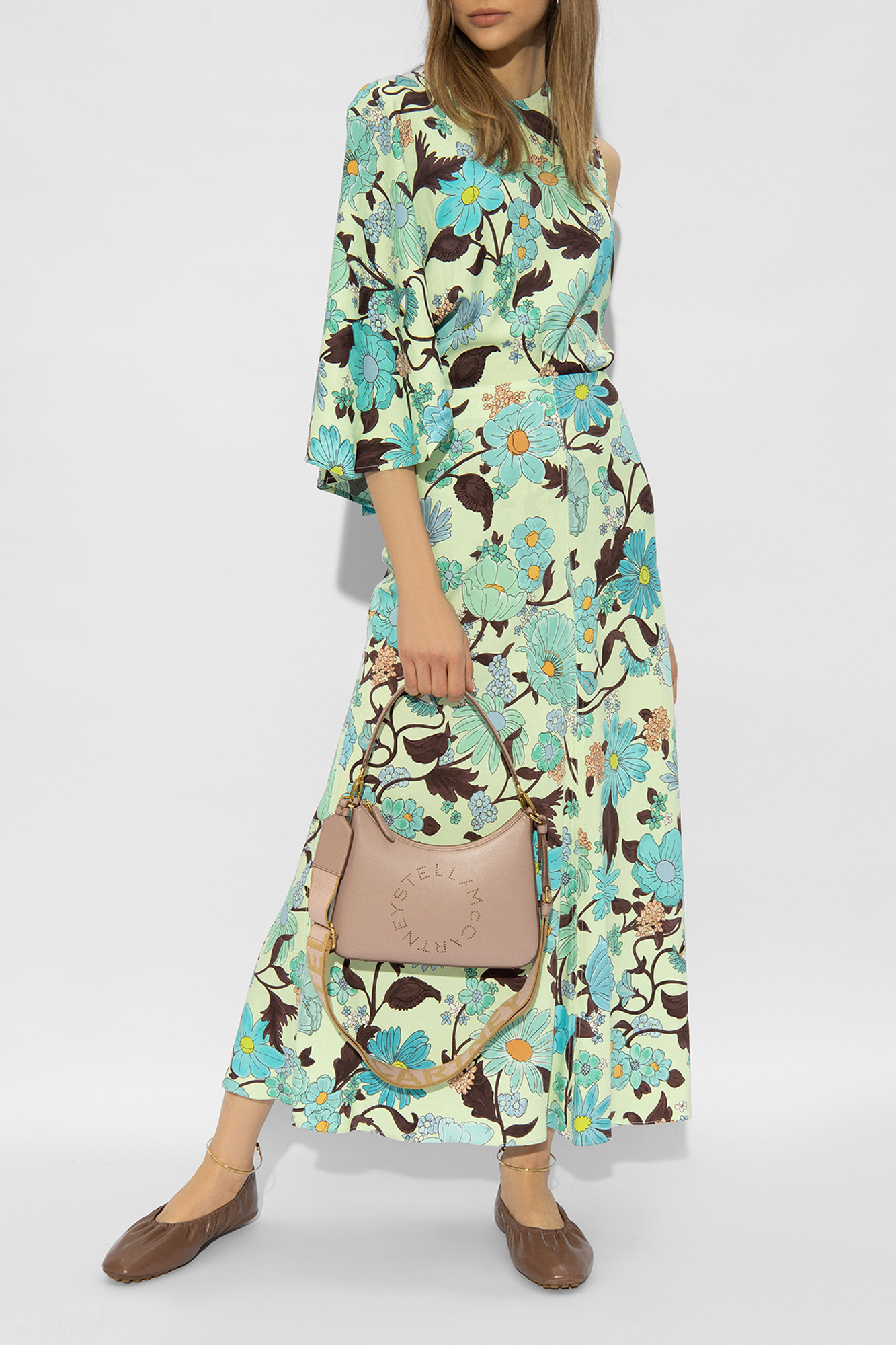 Stella Mccartney Lady Garden Print Maxi Skirt In Multicolor