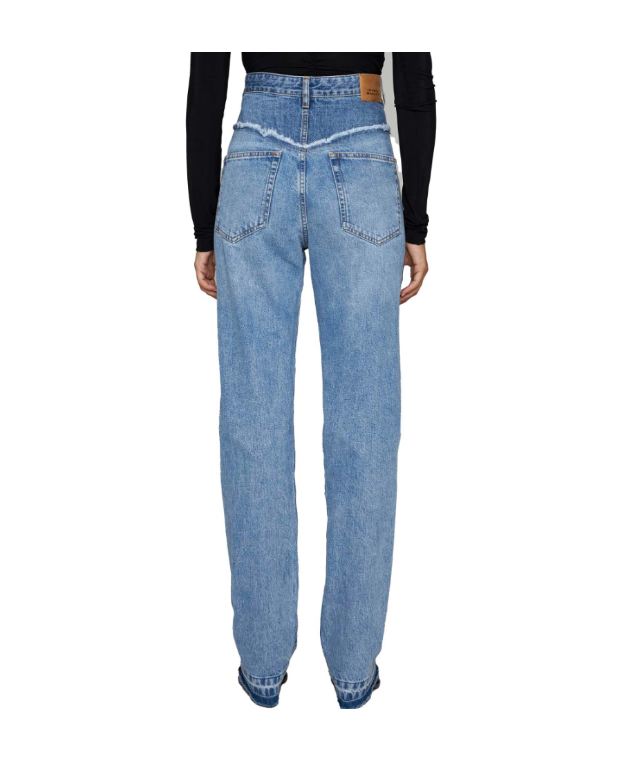 Isabel Marant Noemie High-waisted Denim Jeans In Blue