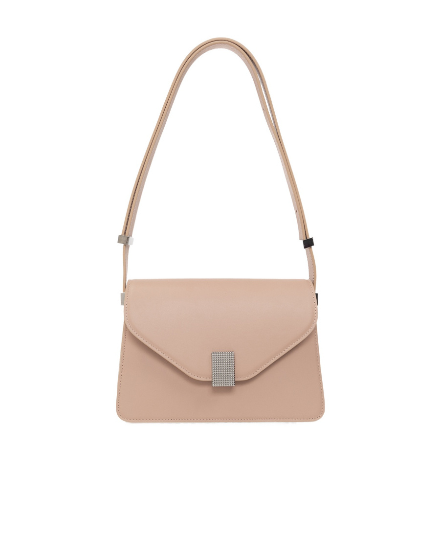 Shop Lanvin Concerto Pm Shoulder Bag In Nude