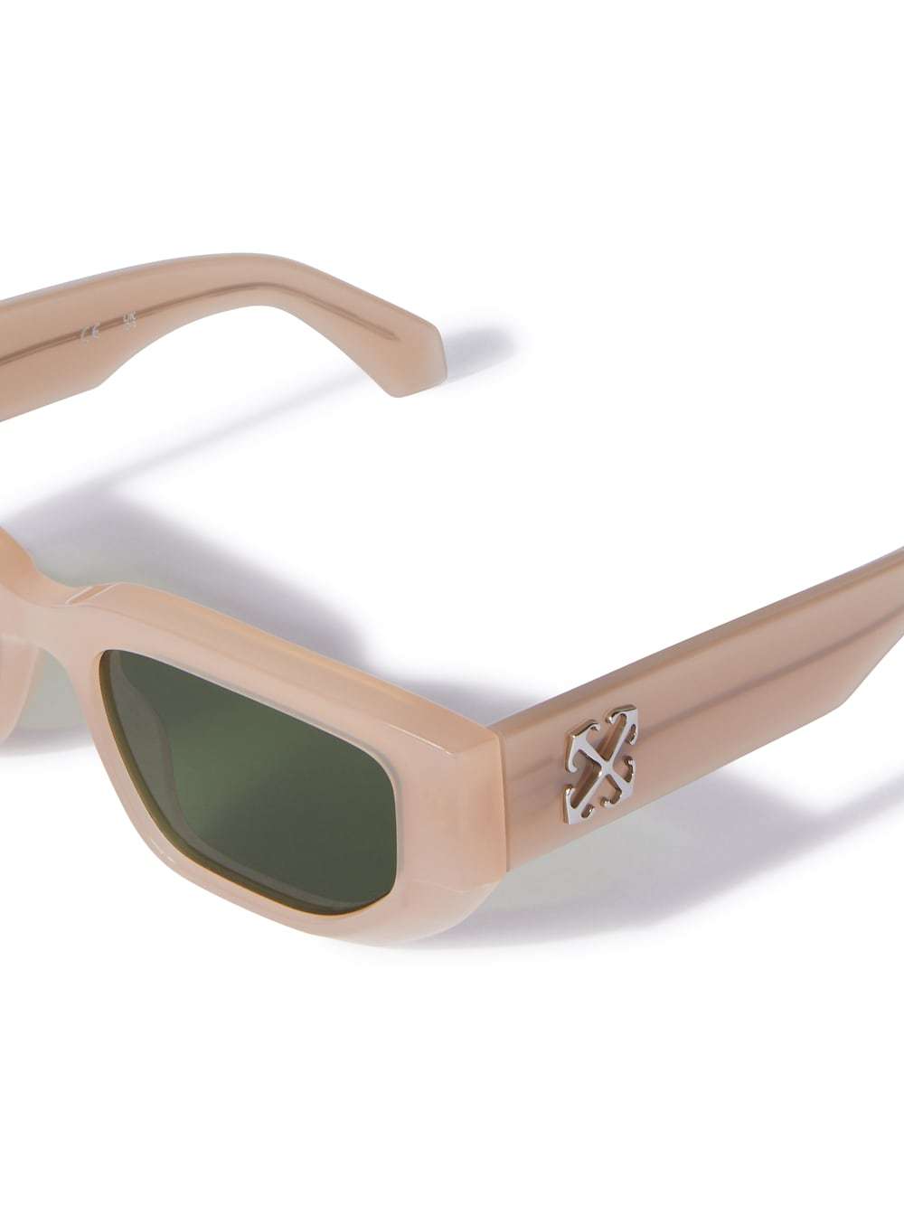 Off-white Greeley Rectangle-frame Sunglasses In Green
