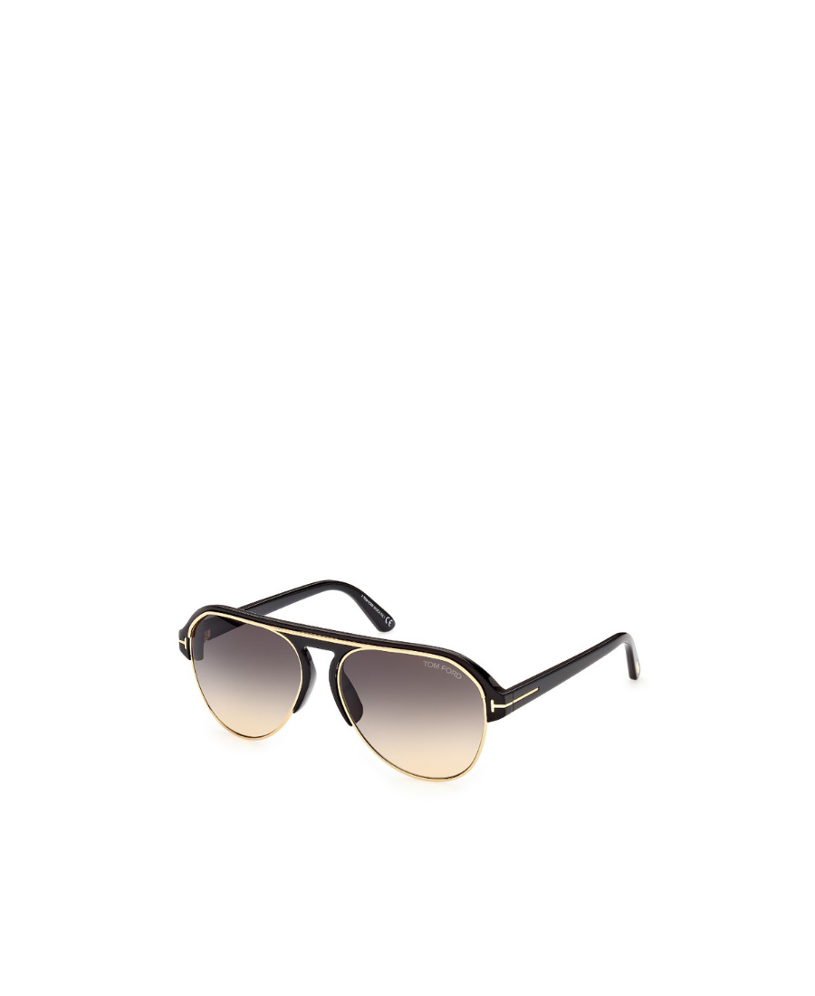 Tom Ford Eyewear Marshall Aviator Frame Sunglasses In Gold