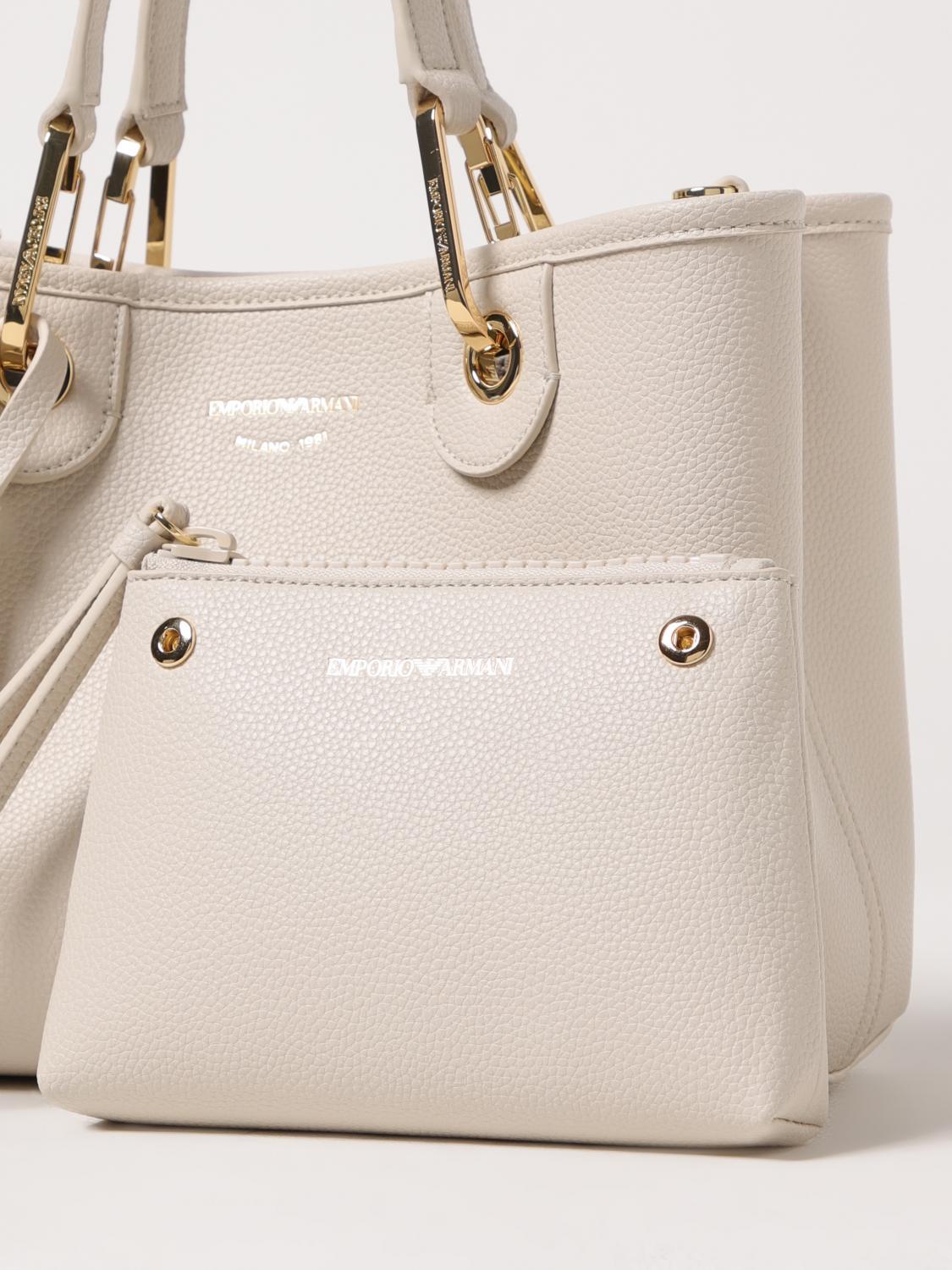 Shop Emporio Armani Myea Tote Bag In Nude