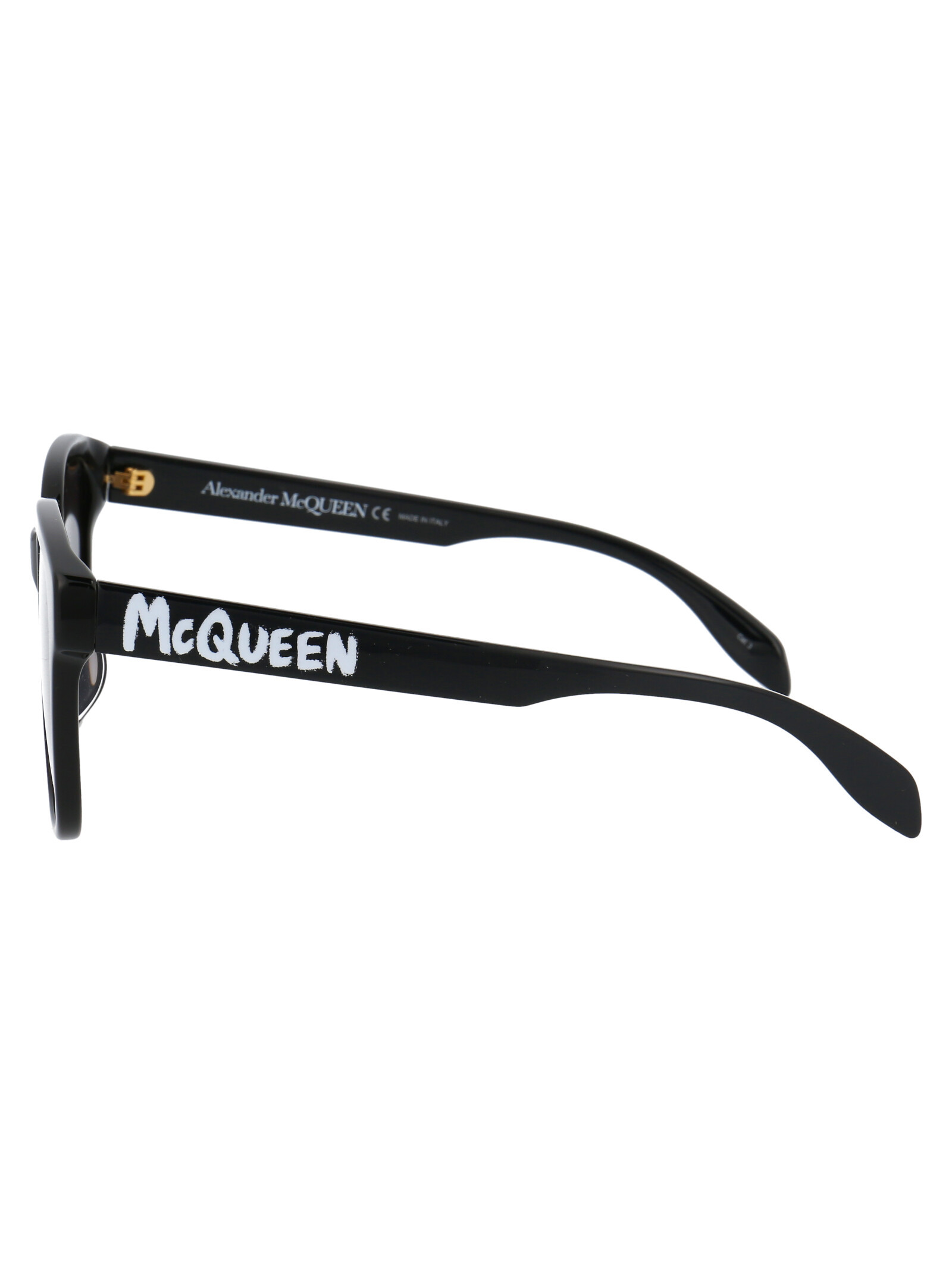 Alexander Mcqueen Gradient Square-frame Sunglasses In Black