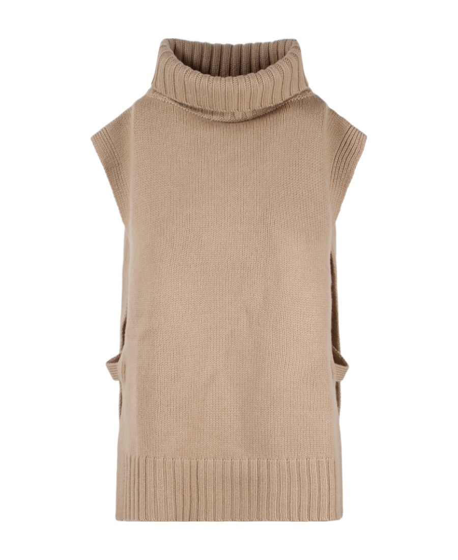 Vince Sleeveless Sweater In Gray