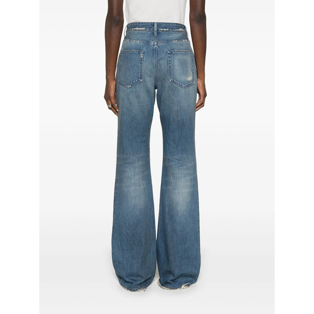 Ann Demeulemeester Jeans With Belt Loops In Blue