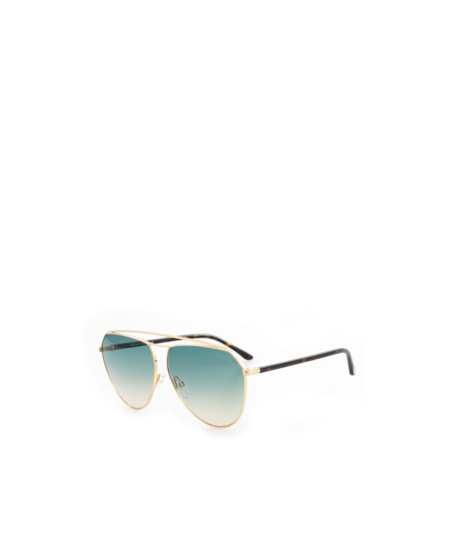 Tom Ford Logo Sunglasses In Green
