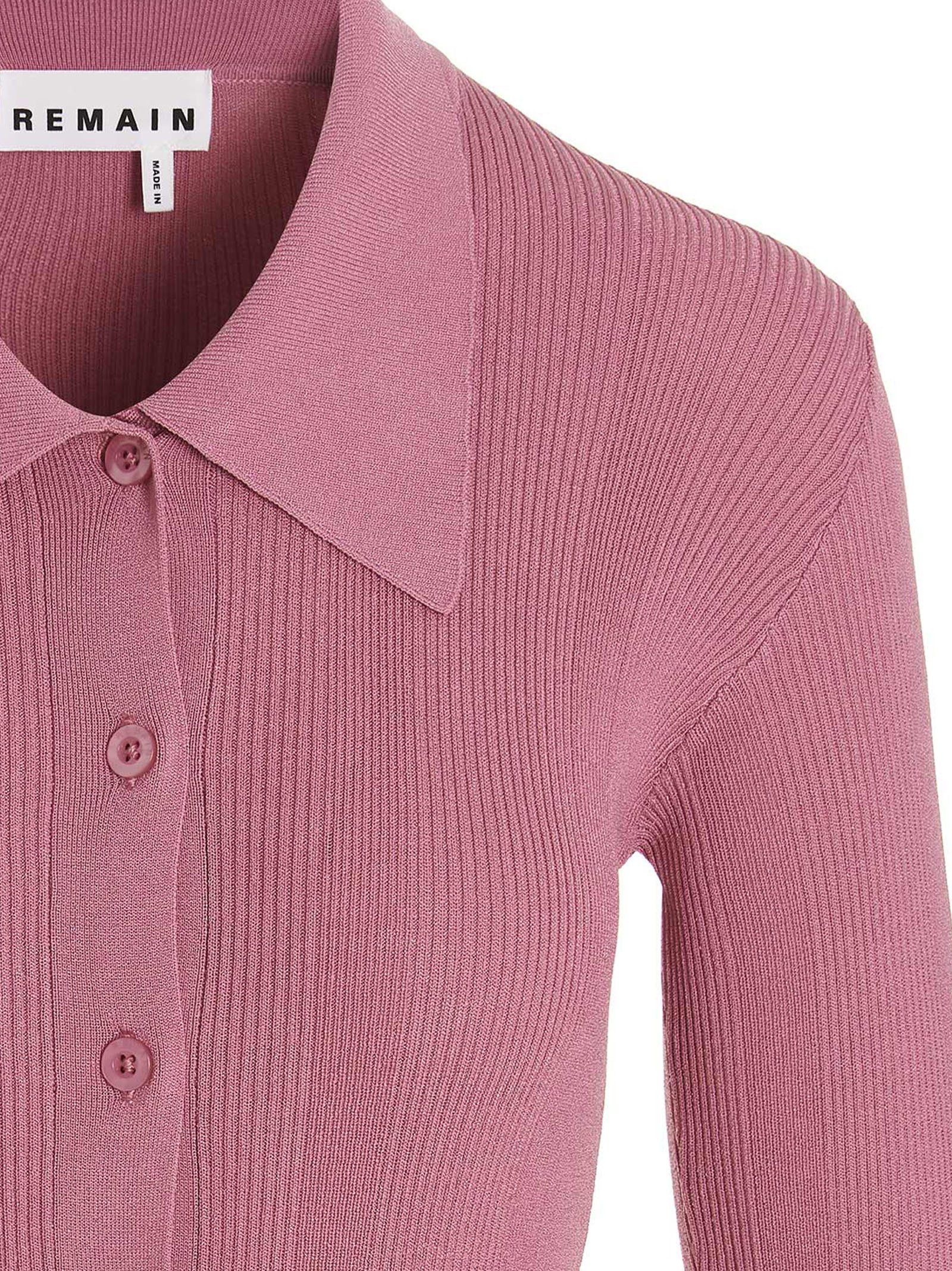 REMAIN BIRGER LAPEL LONG-SLEEVED SWEATER 