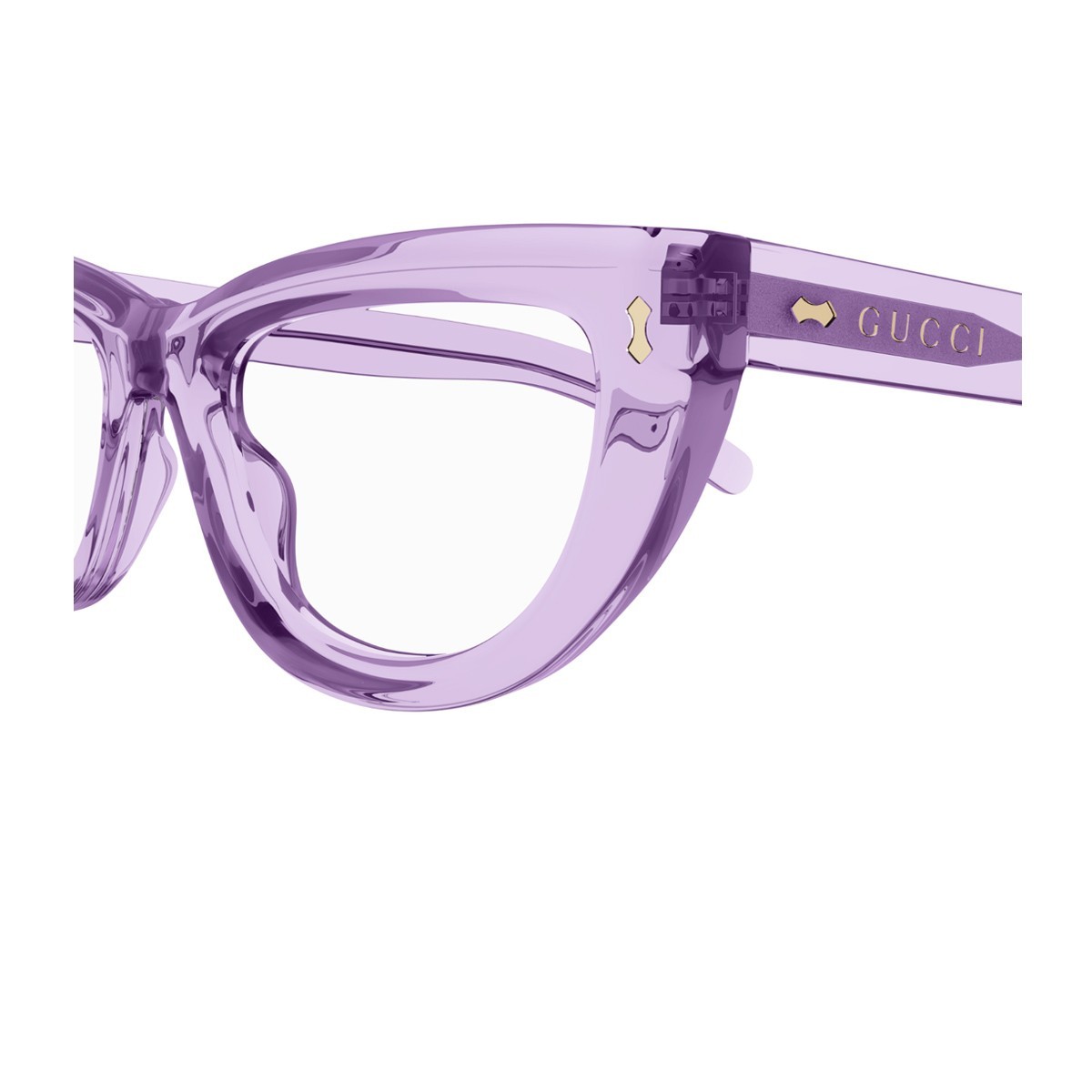 Gucci Gg1521o Linea Rivets 004 Glasses In Pink