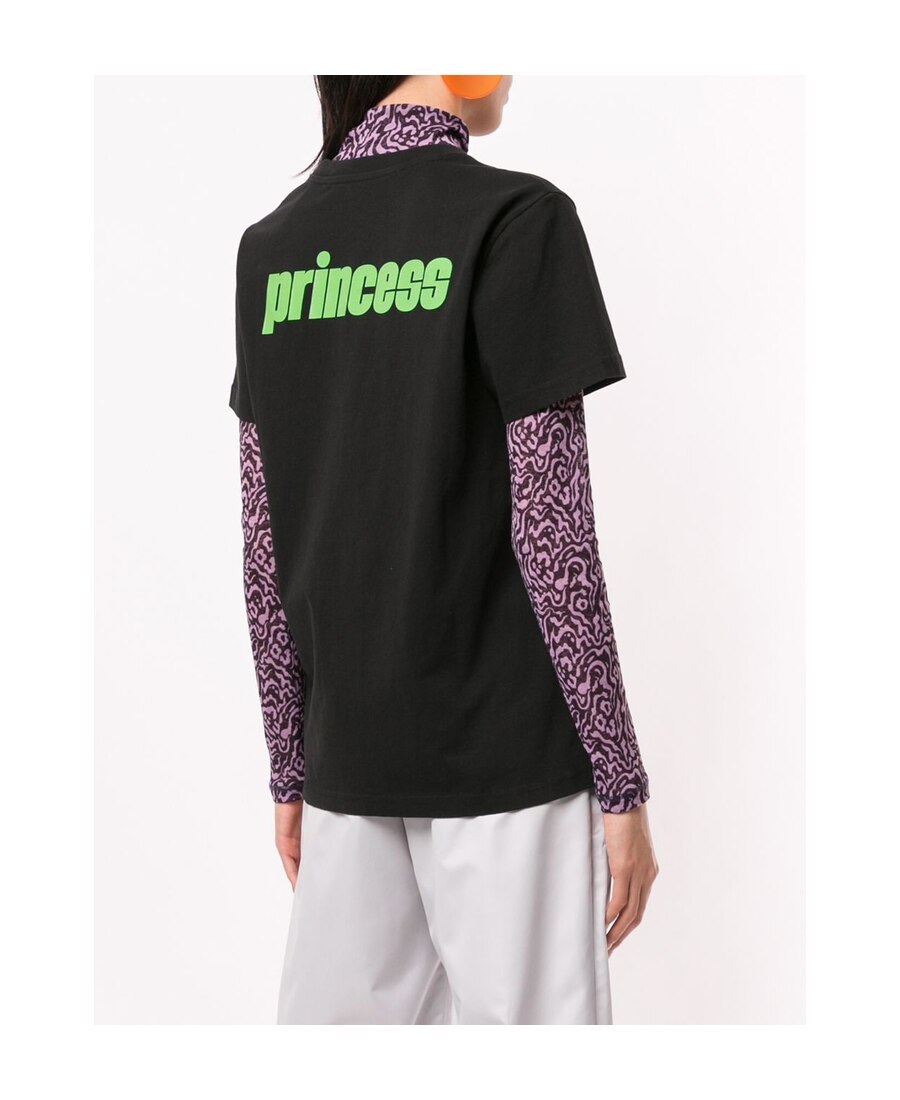Off-white Logo Printed T-shirt In Black