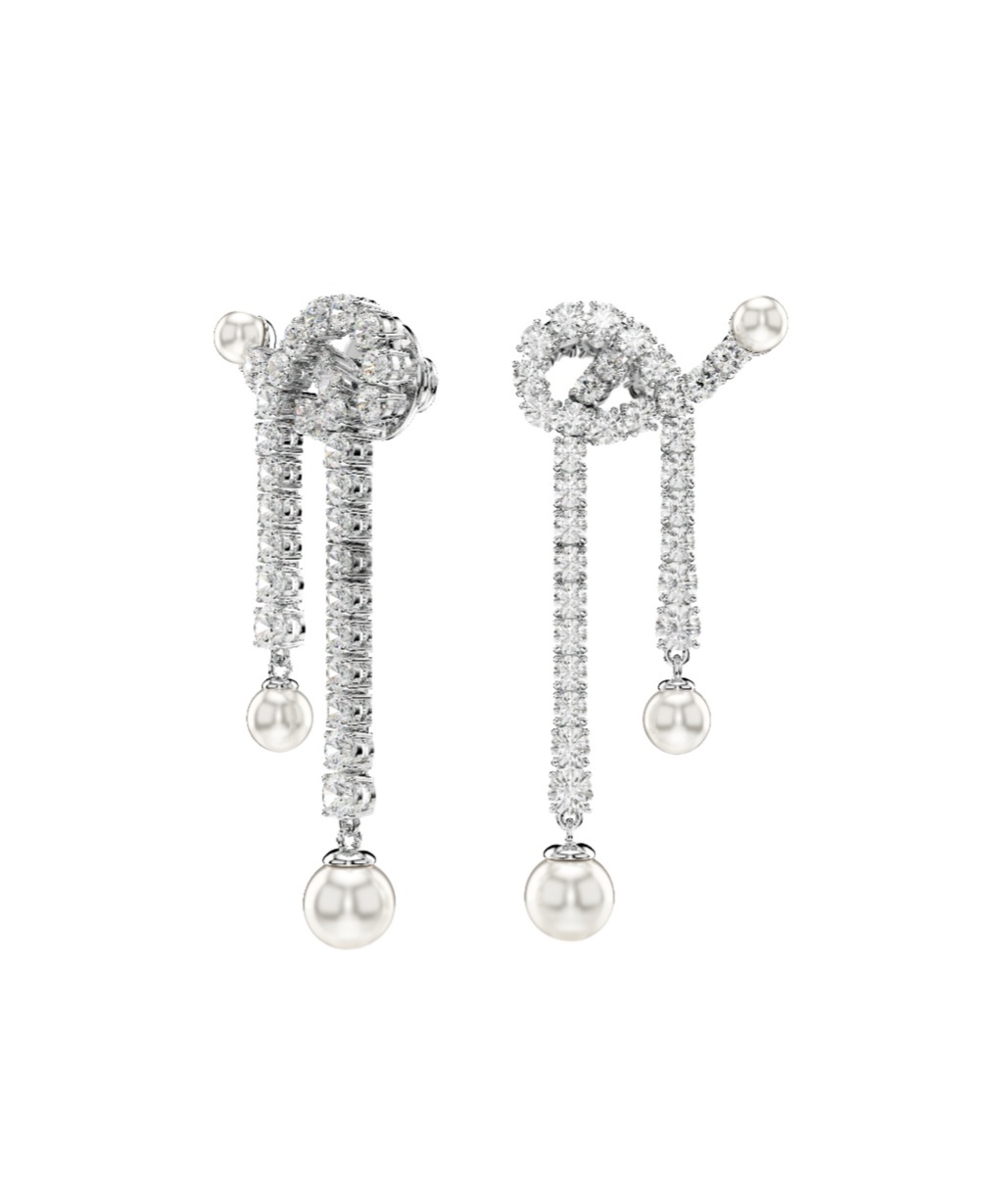 SWAROVSKI MATRIX PENDANT EARRINGS