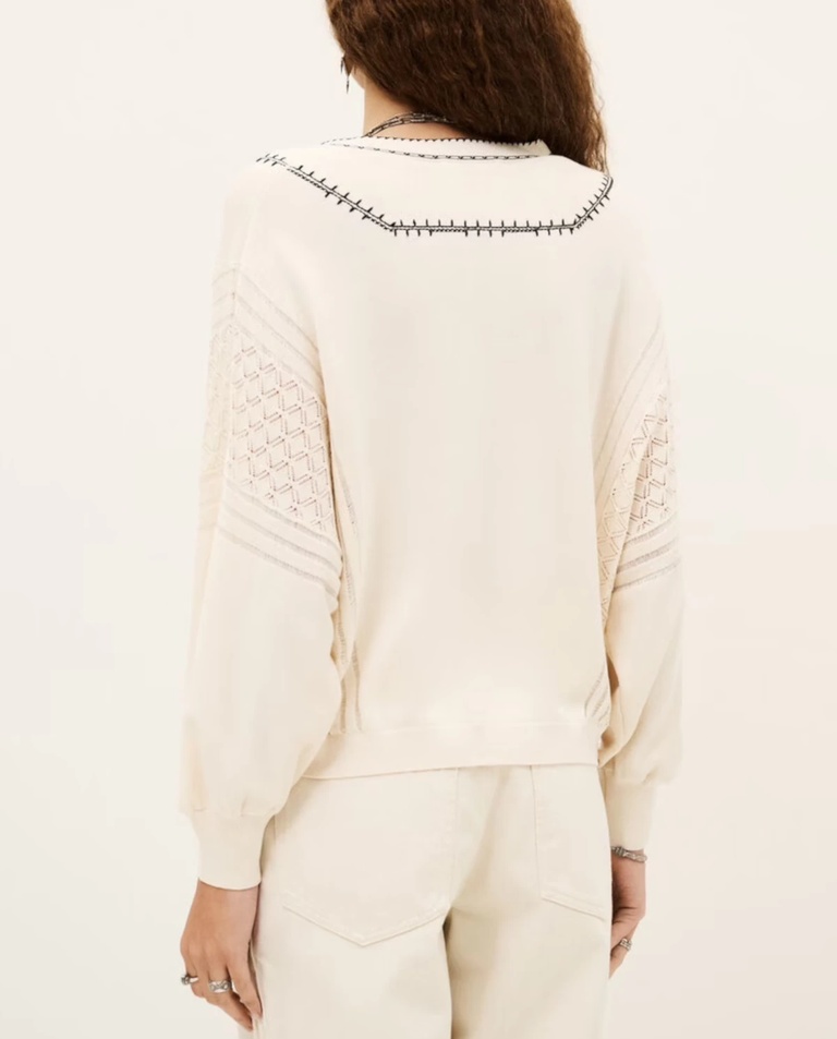 Bash Drawstring Collar Sweater