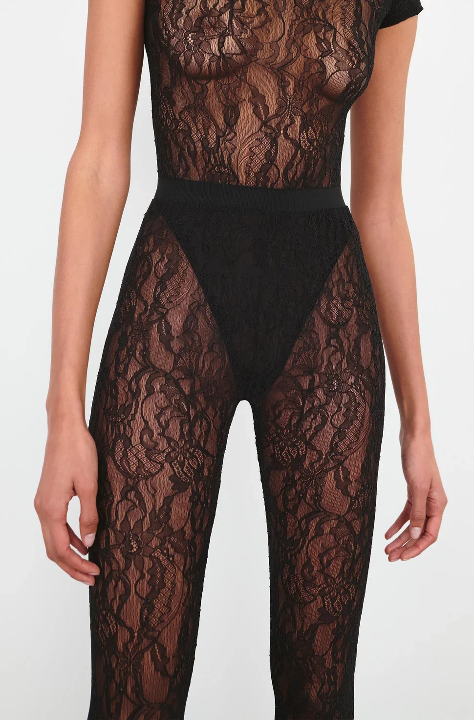 Shop Wardrobe.nyc Lace Stirrup Legging