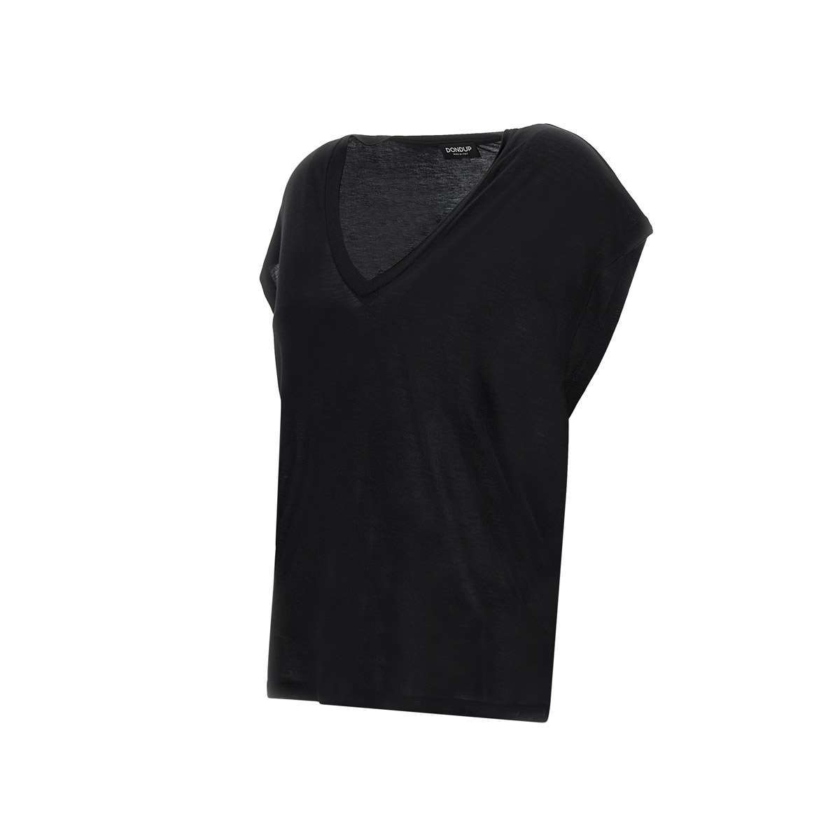 Dondup Short Sleeve T-shirts In Black