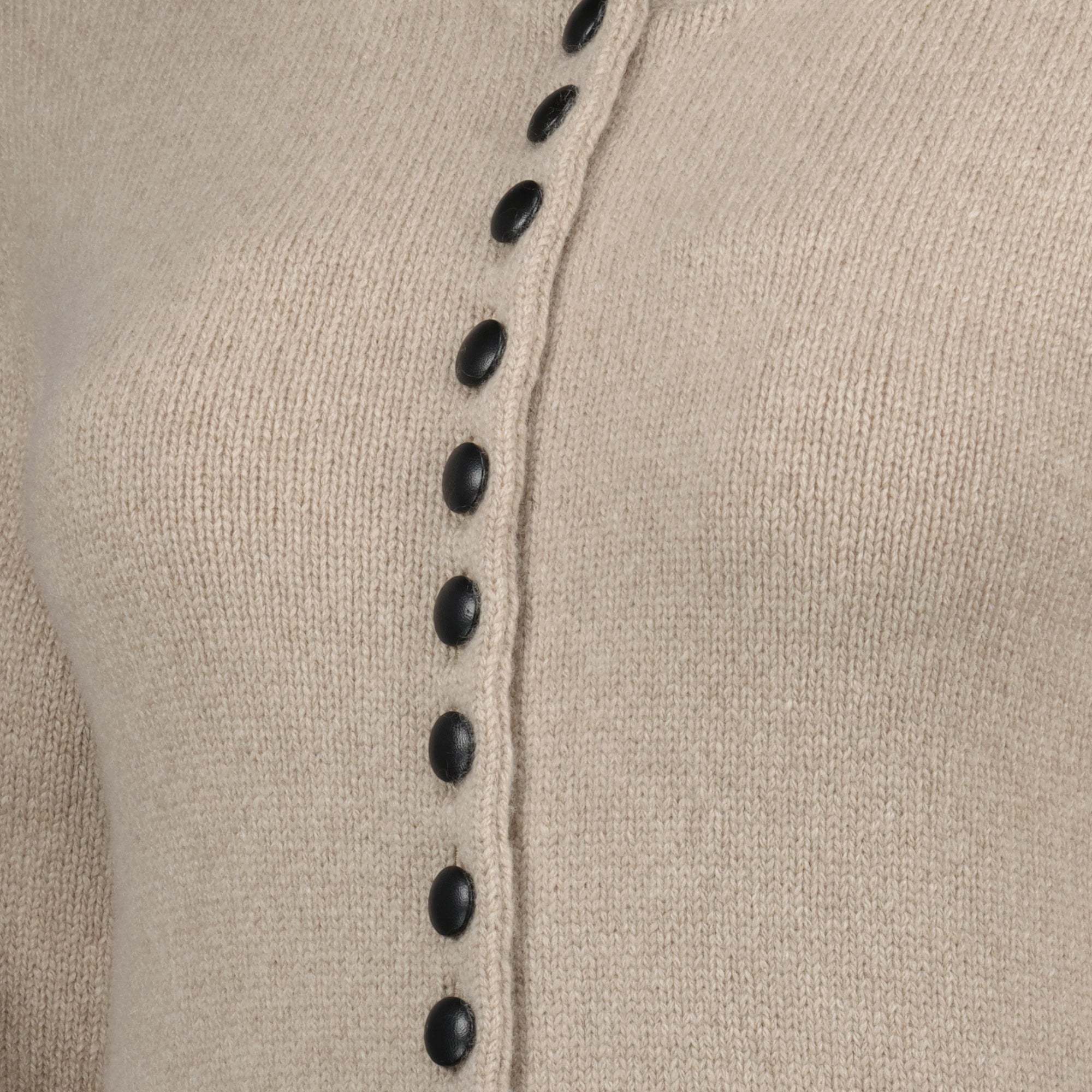 Shop Khaite Cashmere Cardigan In Nude