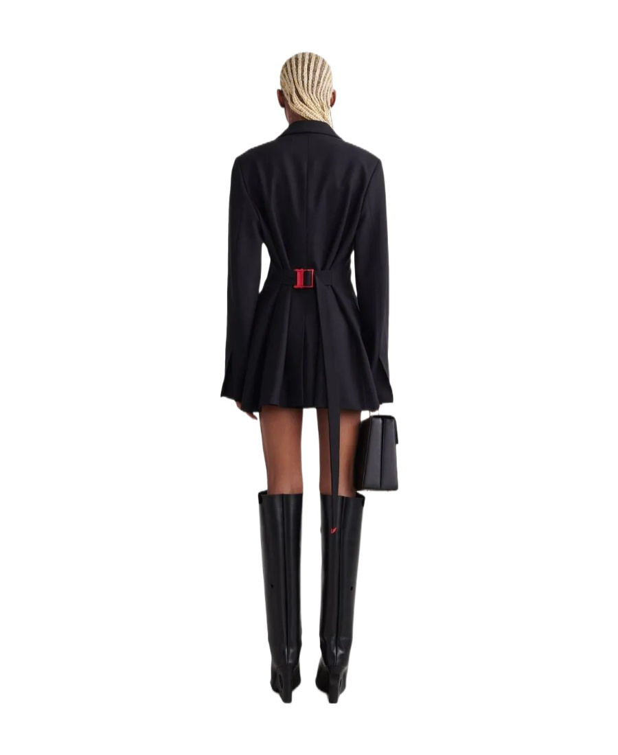 Off-white Buckle Light Wo Relaxed Jkt Black No Col In Black