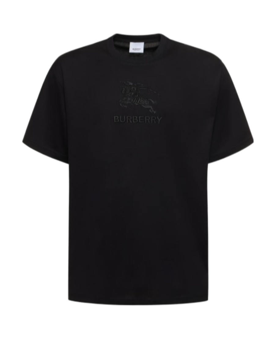 Burberry Tempah Embroidered T-shirt With Round Neck