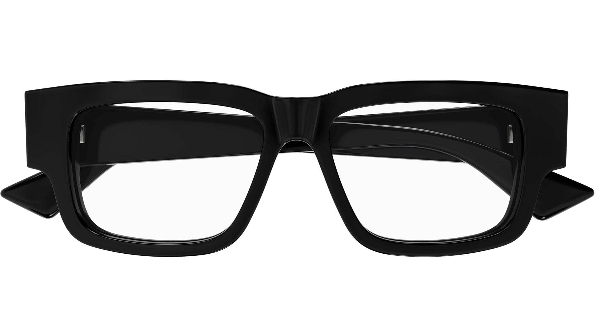 Bottega Veneta Square Frame Glasses In Black