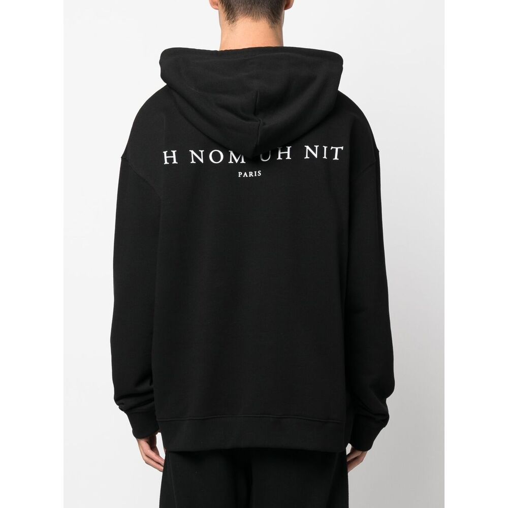 Ih Nom Uh Nit Graphic-print Pullover Hoodie In Black
