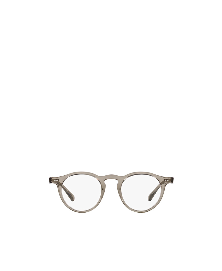 Oliver Peoples Transparent Club Round-frame Glasses In Gray