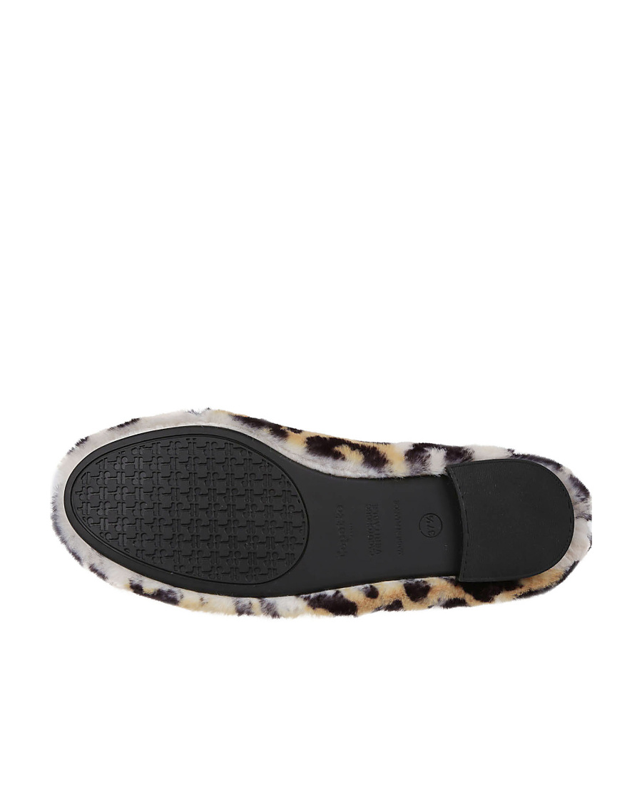 Repetto Leopard Print Ballet Shoes In Black