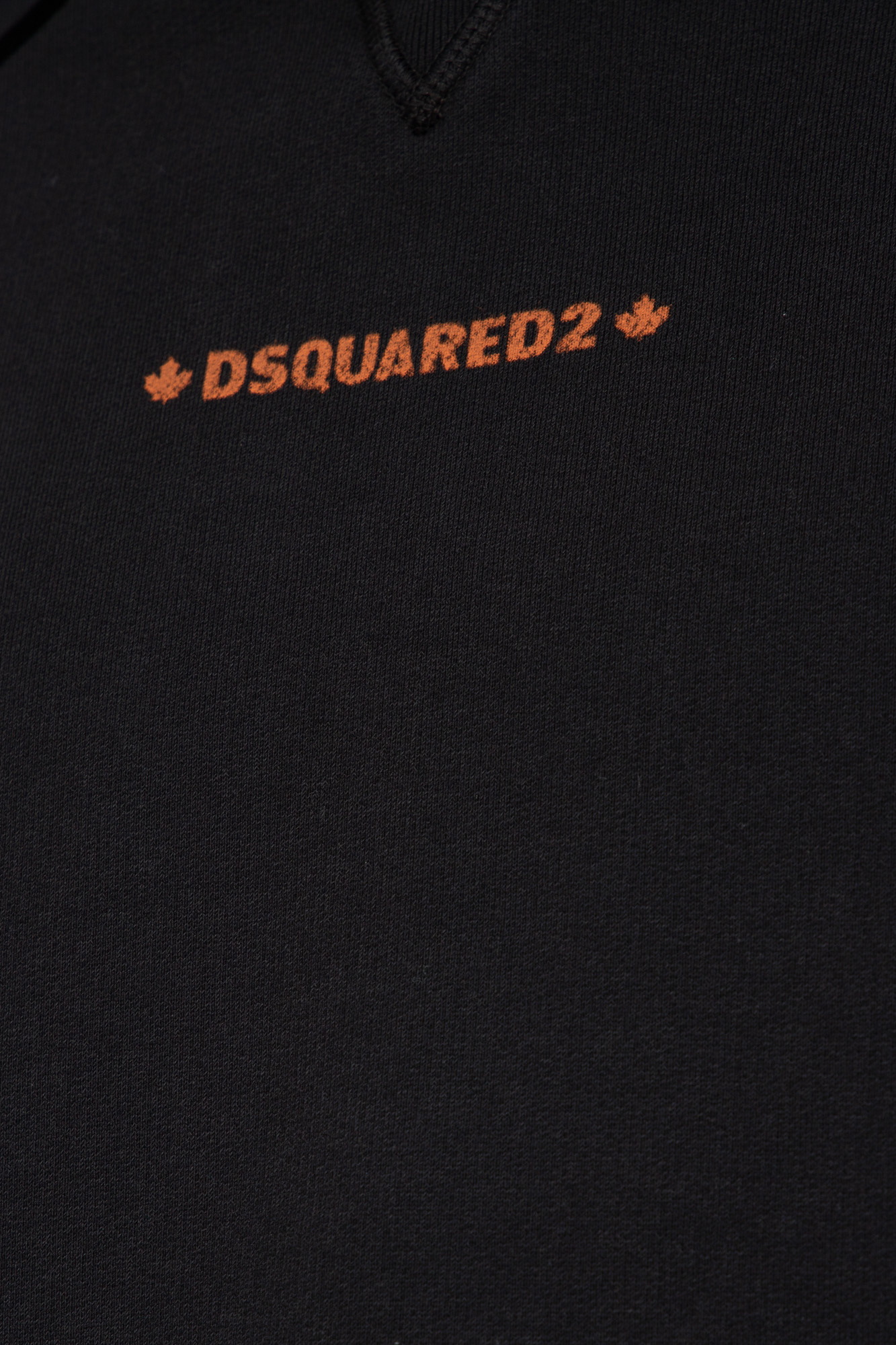 Dsquared2 Cipro Logo-print Cotton Hoodie In Black